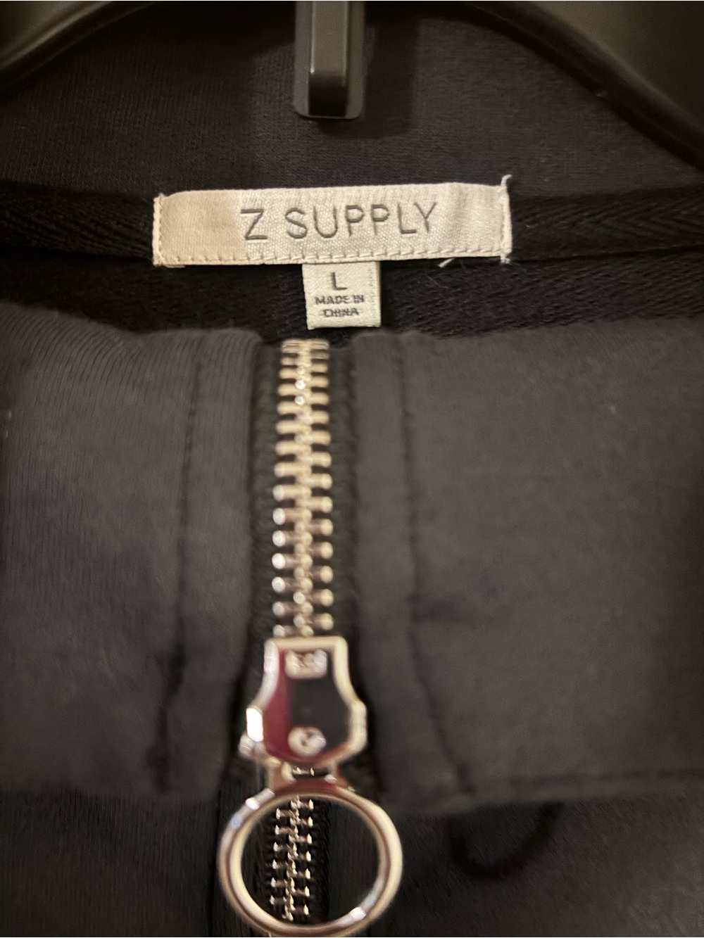 Z Supply Half Zip Fleece Sweatshirt Women's L - Picture 5 of 9